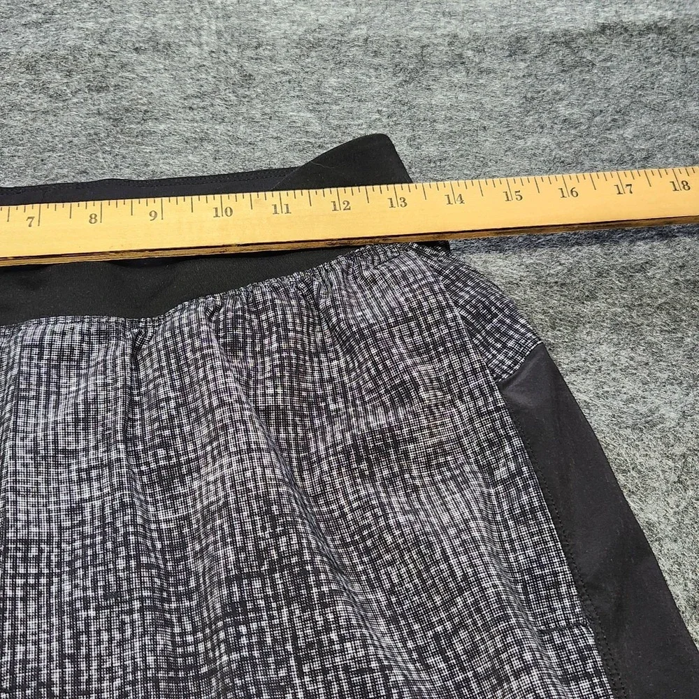 Mens Lululemon Linerless Athletic Grey Shorts Pull On Side Zipper Pocket Small